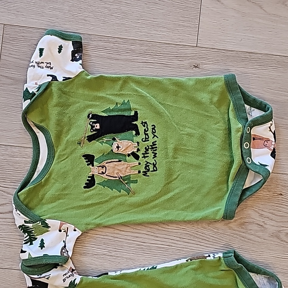 Banff "May The Forest Be With You" Bodysuits, 6-12m - Picture 3 of 8